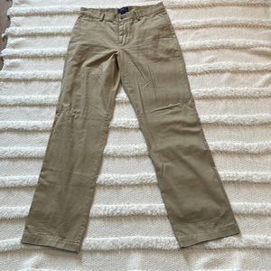 Polo Ralph Lauren pants Chino flat front khaki tan uniform formal boys size 20
